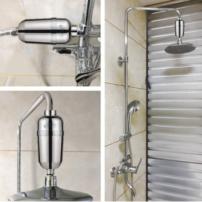 Sert su için gelişmiş duş filtresi