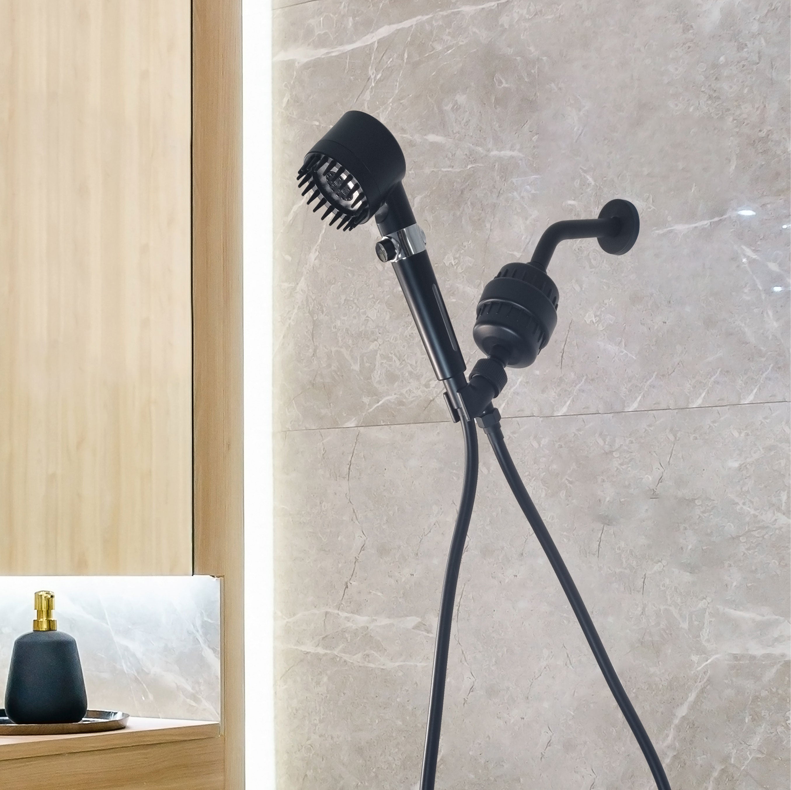 Mineralstream masaj filtrelenmiş duş başlığı