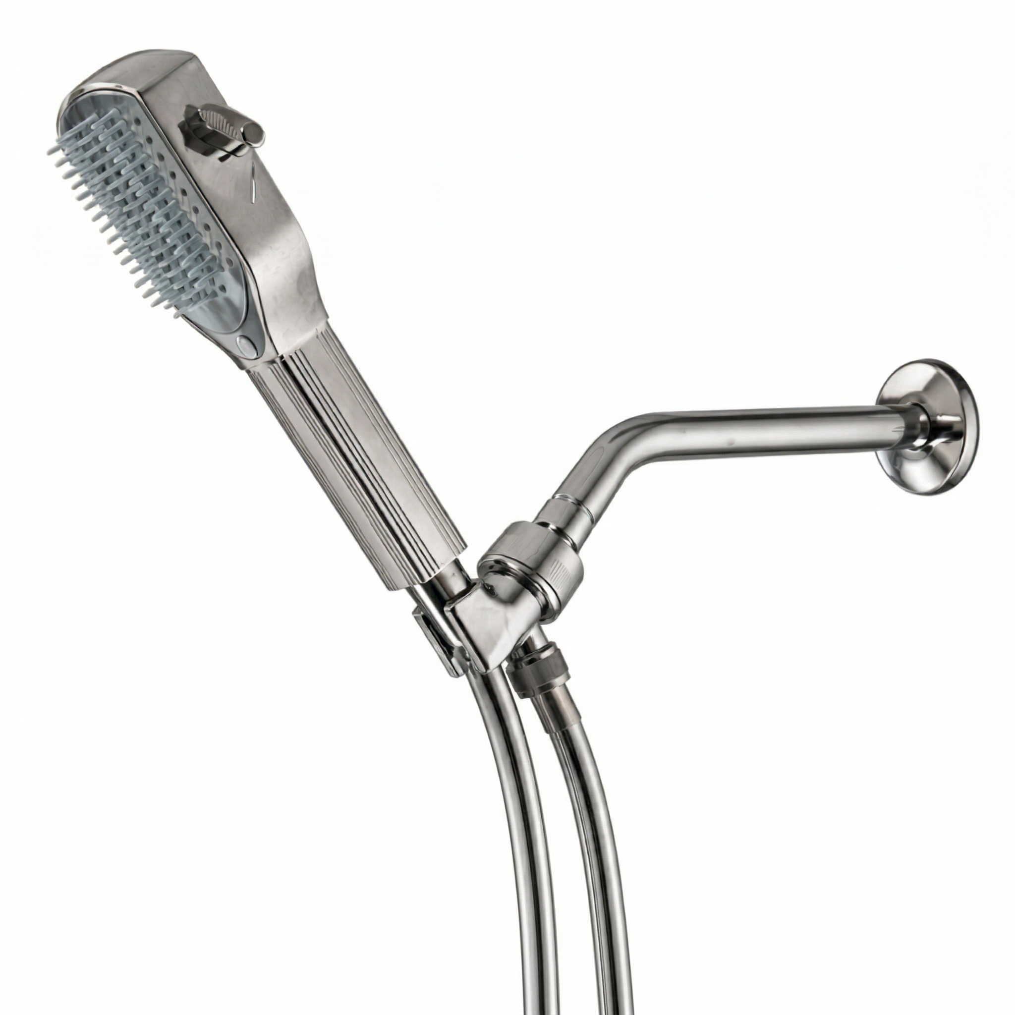 Detangler Comb Showerhead Shower Essentials Kit