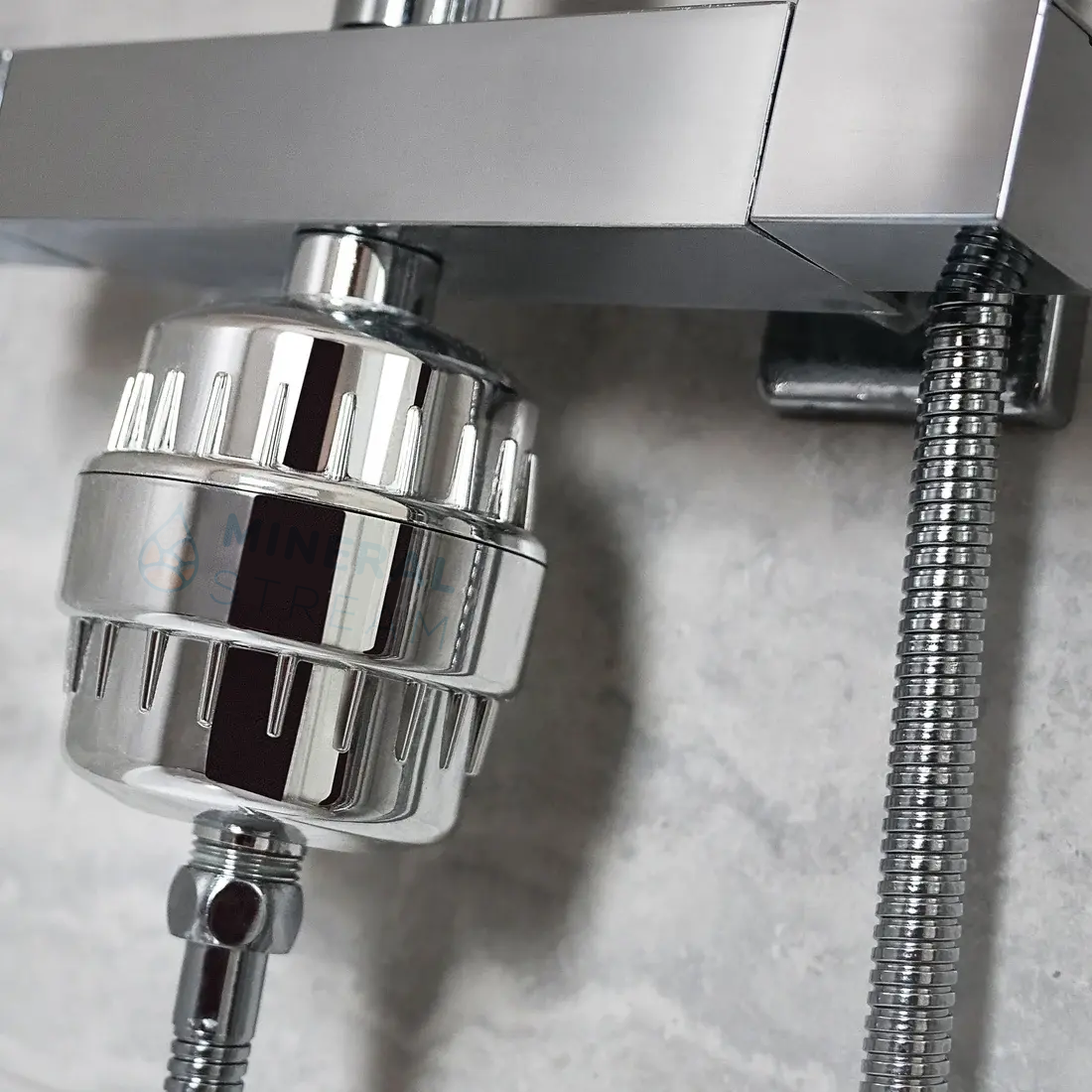 Sert su için duş filtresi