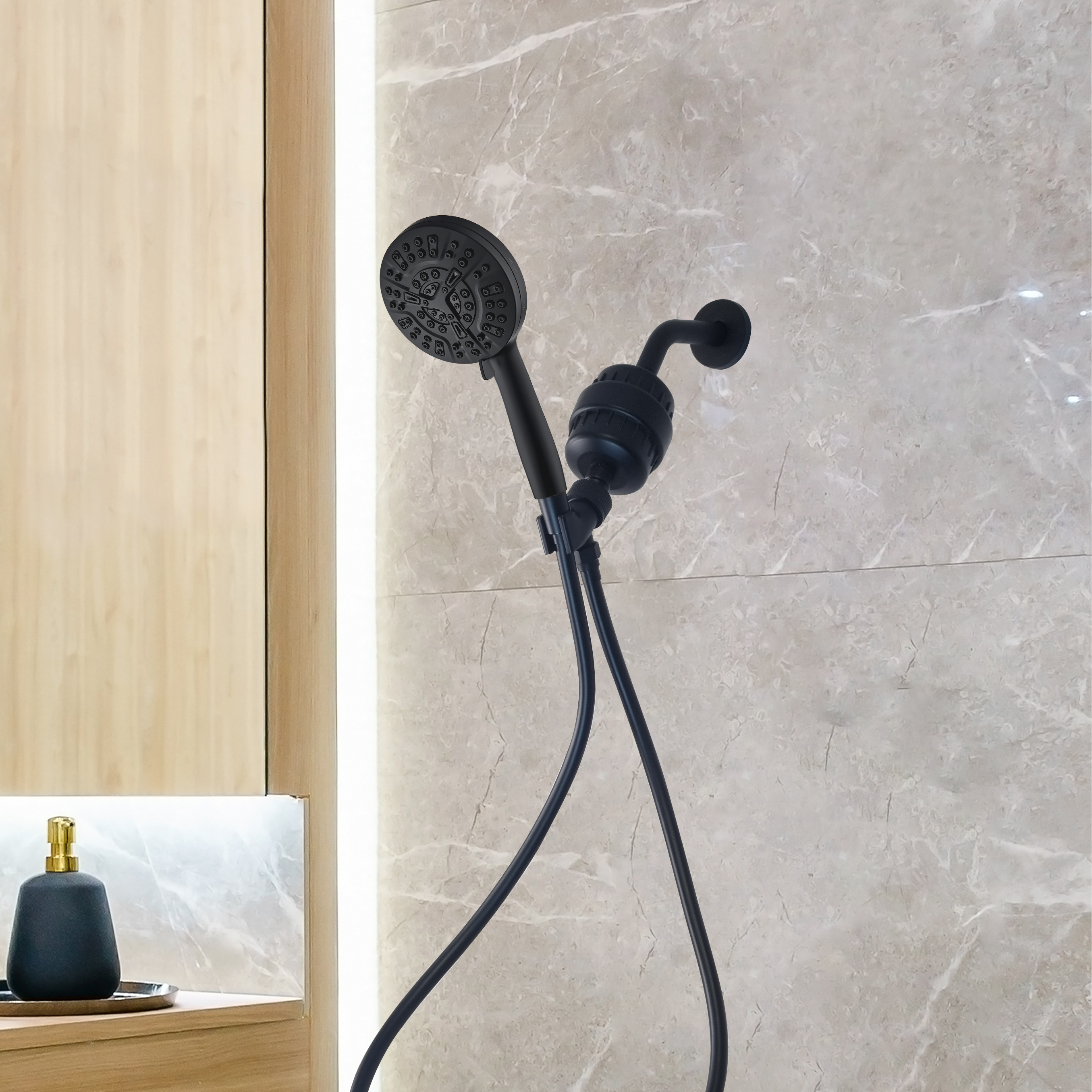 Mineralstream Luxe 10 Mod Yüksek Basınçlı Duş Başlığı (Filtrelenmiş)