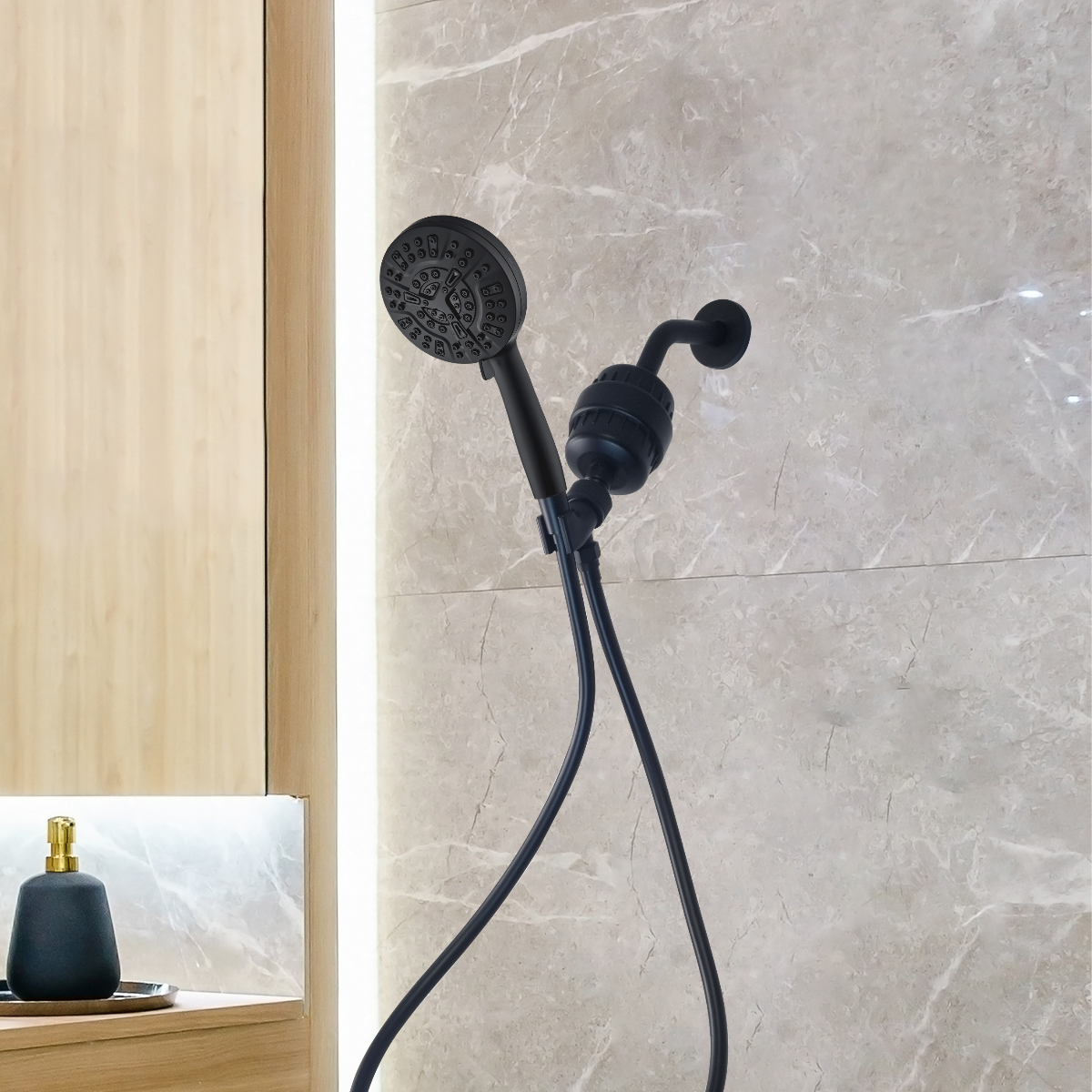 Mineralstream Luxe 10 Mod Yüksek Basınçlı Duş Başlığı (Filtrelenmiş)