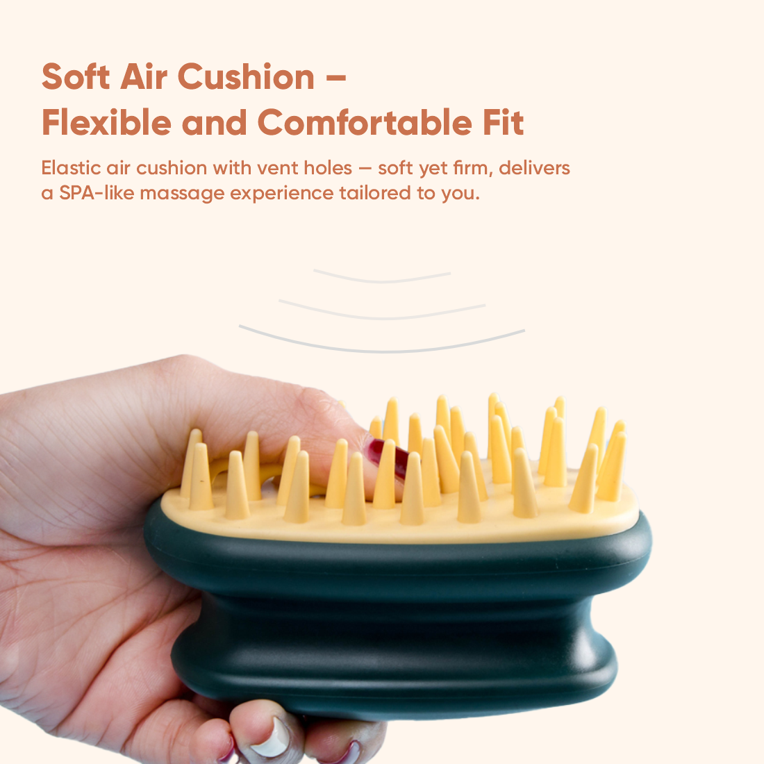 Duş kafa derisi masajı