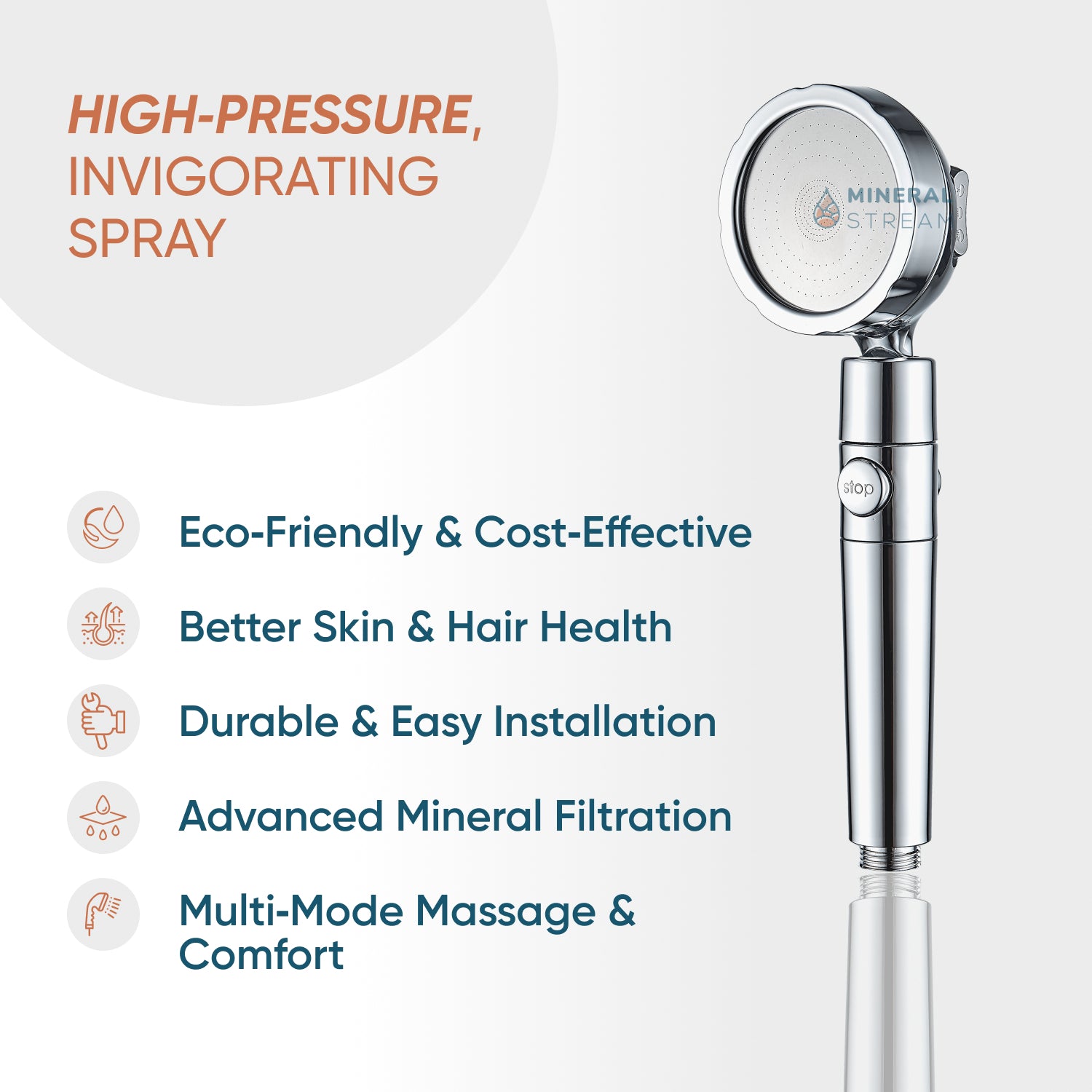 MineralStream ™ 3.0 Filtrasyon Duş Başlığı