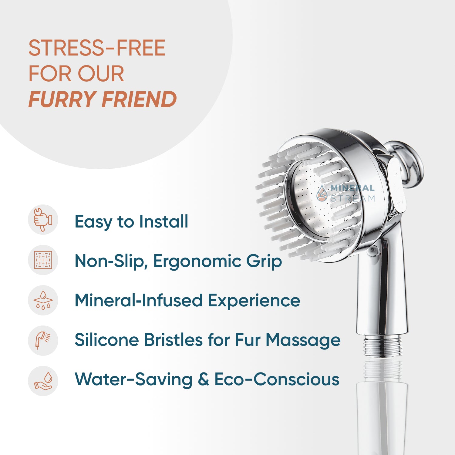 Köpek spa duş başlığı