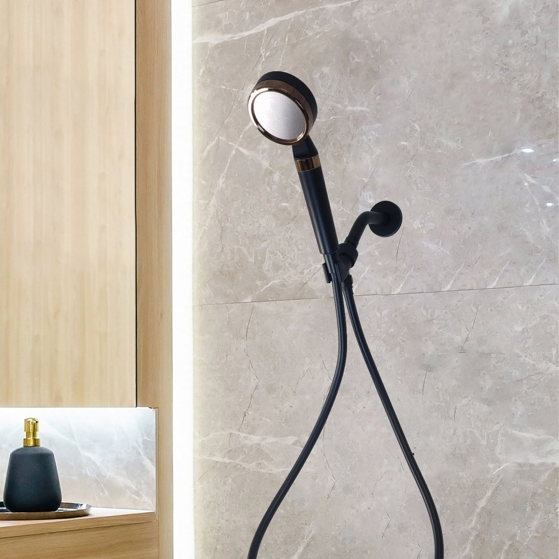 MineralStream ™ Siyah - C Vitamini Duş Essentials Kit