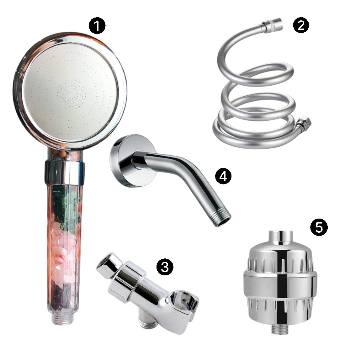 MineralStream ™ Çakra Duş Başlığı