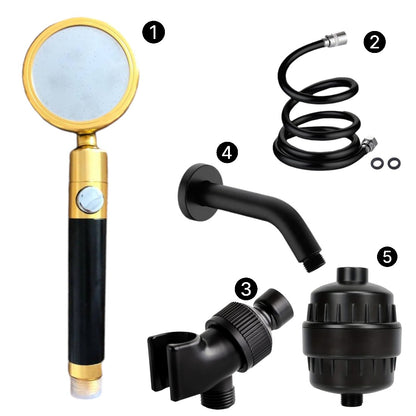 MineralStream Duo Shower Head Showerhead Complete Shower Kit