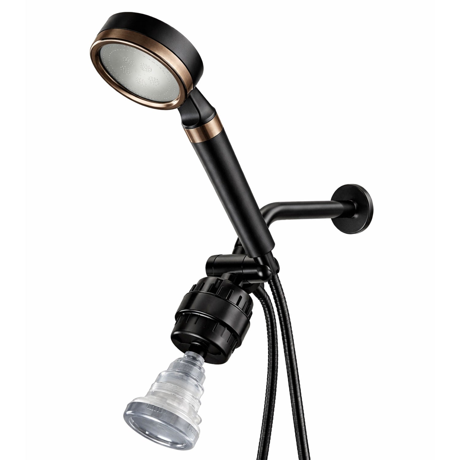 MineralStream ™ Siyah - C Vitamini Çift Duş Sistemi